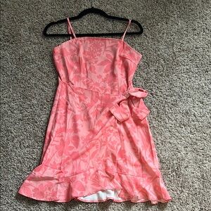 🤍NEW Pink Floral Sleeveless Dress size Small